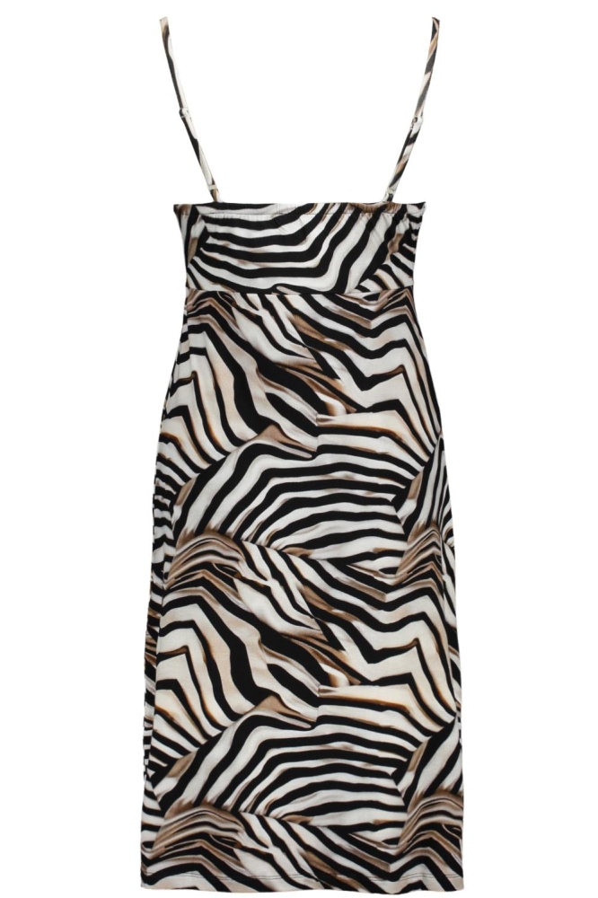 NOA JURK MET SPAGHETTIBANDJES 57360 60 000010 OFF-WHITE/BLACK